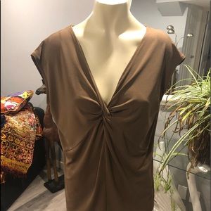 3/$33 - Kaspar tan sleeveless top